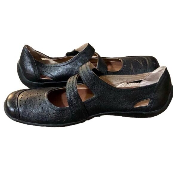 Ros Hommerson Chelsea Mary Jane Shoes Womens 8.5 SS Narrow Black Leather - Picture 12 of 16